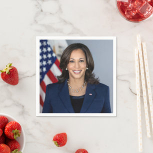 Servilleta De Papel Presidente Candidato Kamala Harris US 2024