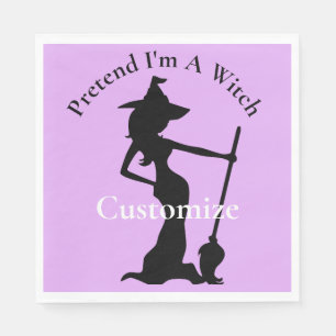 Servilleta De Papel Pretende que soy una bruja Thunder_Cove