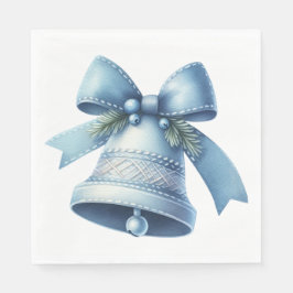 SERVILLETA DE PAPEL PRETTY BLUE CHRISTMAS HOLIDAY THEME