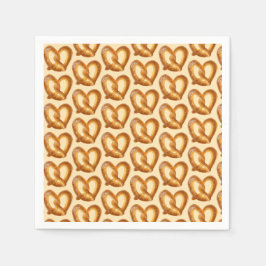 Servilleta De Papel Pretzel suave con sal