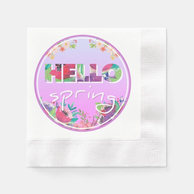 Servilleta De Papel Primavera (Anverso)