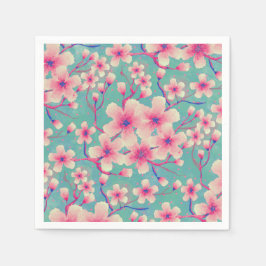 Servilleta De Papel Primavera cerezos florece Funda verde-mate iPhone 