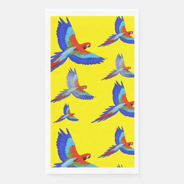 Servilleta De Papel Primavera de playa de Mikitiez Parrot hawaii summe (Anverso)