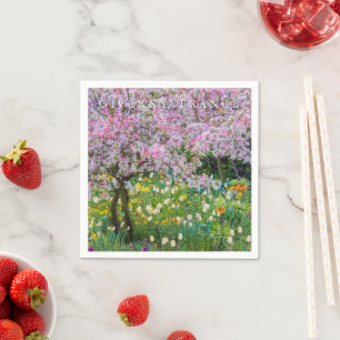 Servilleta De Papel Primavera en el jardín de Claude Monet