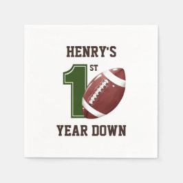 Servilleta De Papel Primer año de caída | Cumpleaños del fútbol