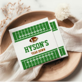 Servilleta De Papel Primer año de caída | Fiesta de fútbol de primer c