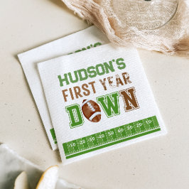 Servilleta De Papel Primer año del primer cumpleaños del fútbol