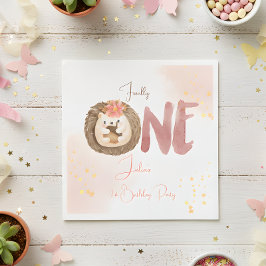 Servilleta De Papel Primer cumpleaños de la red de acuarela