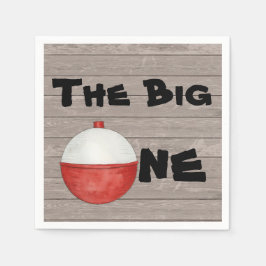 Servilleta De Papel Primer cumpleaños de pesca