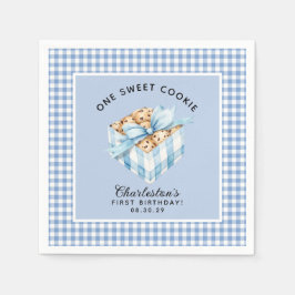 Servilleta De Papel Primer cumpleaños de un novato inteligente