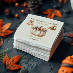 Servilleta De Papel Primer cumpleaños del Boho Rainbow Spooky