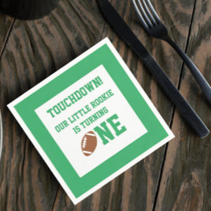 Servilleta De Papel Primer cumpleaños del fútbol