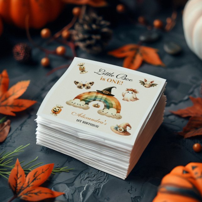 Servilleta De Papel Primer cumpleaños del Pequeño Boo Occidental (Subido por el creador)