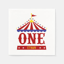 Servilleta De Papel Primer cumpleaños del Personalizado del tema del c