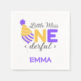 Servilleta De Papel primer cumpleaños uno maravilloso