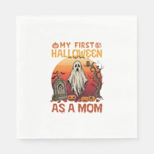 Servilleta De Papel Primer Momia de Halloween Lápida de Fantasma Calab