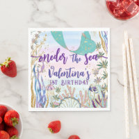 Primer Purpurina de la sirena de cumpleaños marina