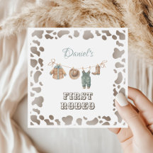 Primer Rodeo Cowboy Clothes Boy Cumpleaños