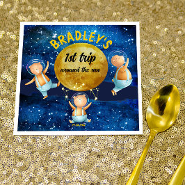 Servilleta De Papel Primer viaje alrededor de las toallas personalizad