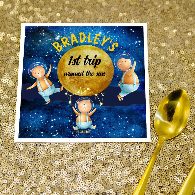 Servilleta De Papel Primer viaje alrededor de las toallas personalizad (Subido por el creador)