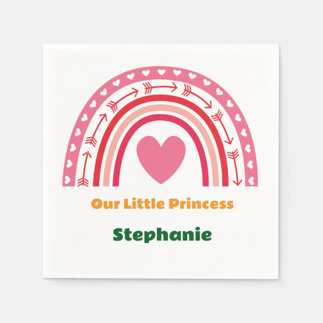 Servilleta De Papel Primer viaje alrededor del arcoiris foto del prime (Anverso)