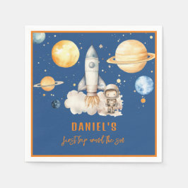 Servilleta De Papel Primer viaje moderno por el cumpleaños del sol