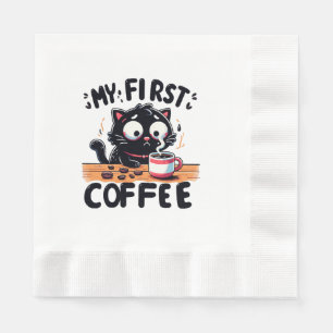 Servilleta De Papel Primera aventura de café negro