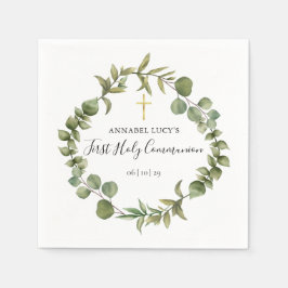 Servilleta De Papel Primera comunidad sagrada en la vegetación de bosq