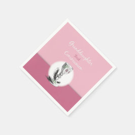 Servilleta De Papel Primera Comunión Nieta Rosa, Cáliz