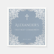 Primera Comunión Niño Elegante Sale Azul Polvo