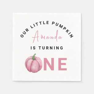 Servilleta De Papel Primera fiesta de cumpleaños de Little Pumpkin 