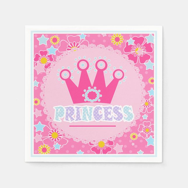 Servilleta De Papel Princesa. (Anverso)