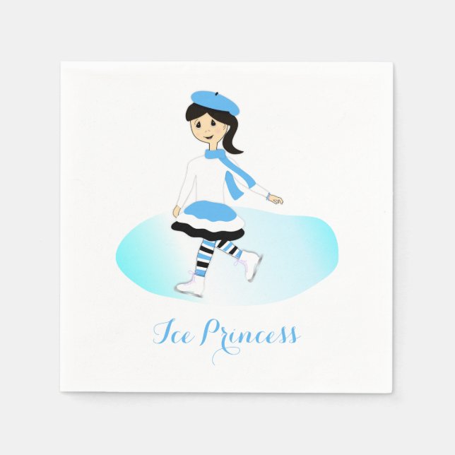 Servilleta De Papel Princesa de Hielo (Anverso)