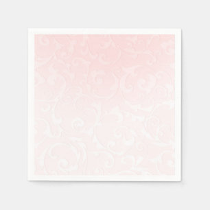 Servilleta De Papel Princesa Rosa Damaskino Libro de Cuentos Elegante