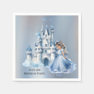 Servilleta De Papel Princesa y Castillo cumplen 3 años