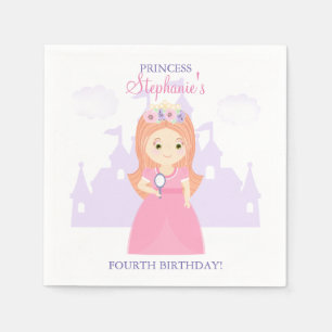 Servilleta De Papel Princesa y su espejo mágico