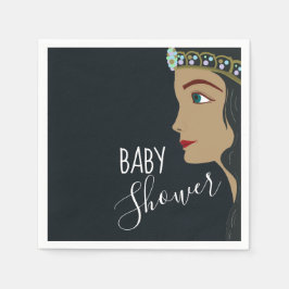 Servilleta De Papel Princess Blue Baby Shower