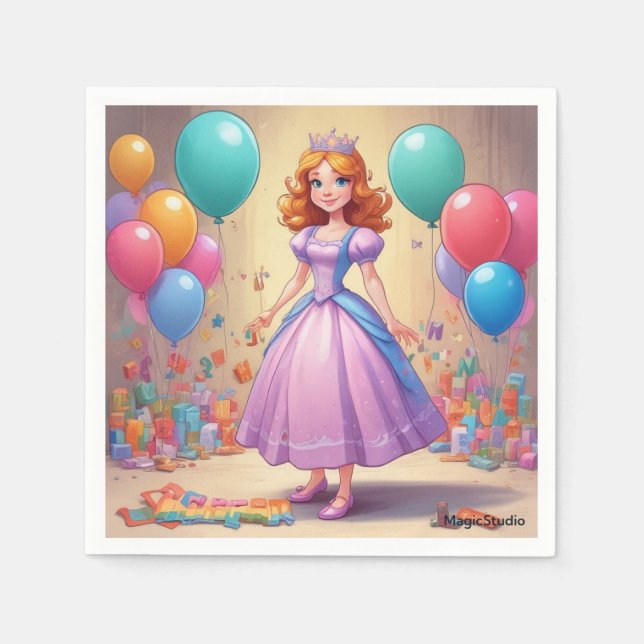 Servilleta De Papel Princess Fiesta Napkins (Anverso)