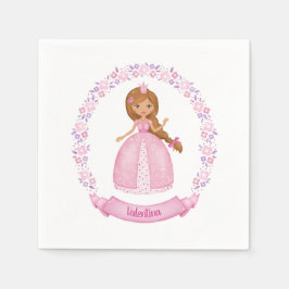Servilleta De Papel Princess Pink Cute Personalizado