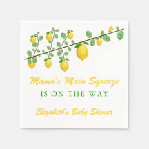Principal Squeeze Lemon Género Neutral Baby Shower