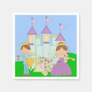 Servilleta De Papel Príncipe y princesa triguenos servilletas de pape