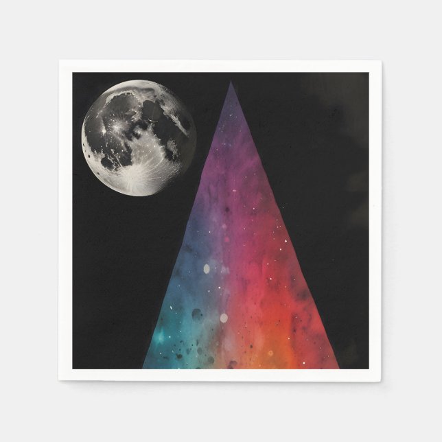 Servilleta De Papel Prismo lunar (Anverso)