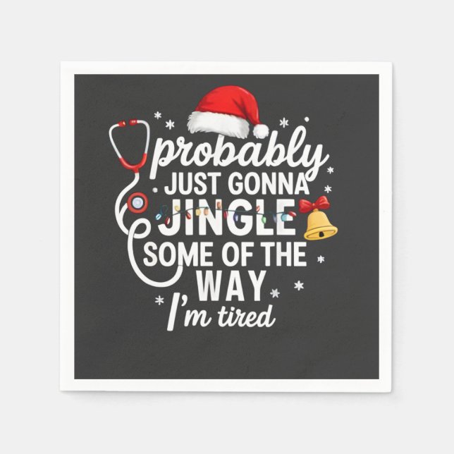 Servilleta De Papel Probablemente solo voy a hacer un jingle con la en (Anverso)