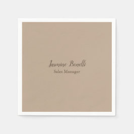 Servilleta De Papel Profesional moderno Minimalista