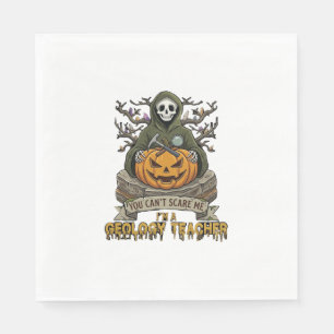 Servilleta De Papel Profesor de Geología No Puedes Asustarme Halloween