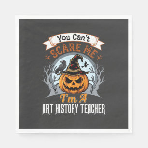 Servilleta De Papel Profesor de Historia del Arte de Halloween Diseño