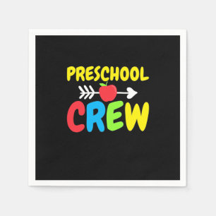 Servilleta De Papel Profesora de equipo de enseñanza preescolar
