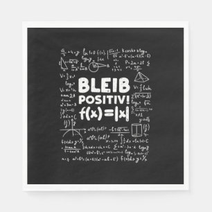 Servilleta De Papel Profesora de Regalos   Maestra Bleib Positiv
