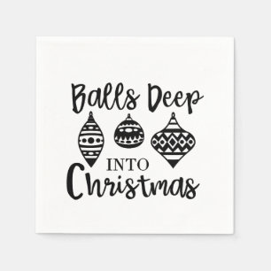 Servilleta De Papel Profundo en la Navidad, Divertida Navidad Xmas 