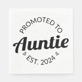 Servilleta De Papel Promovido A La Tía Este. I 2024